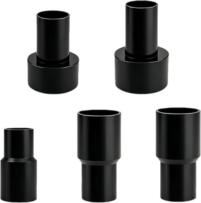 Kit 5 adaptadores manguera polvo carpintería y aspiradoras