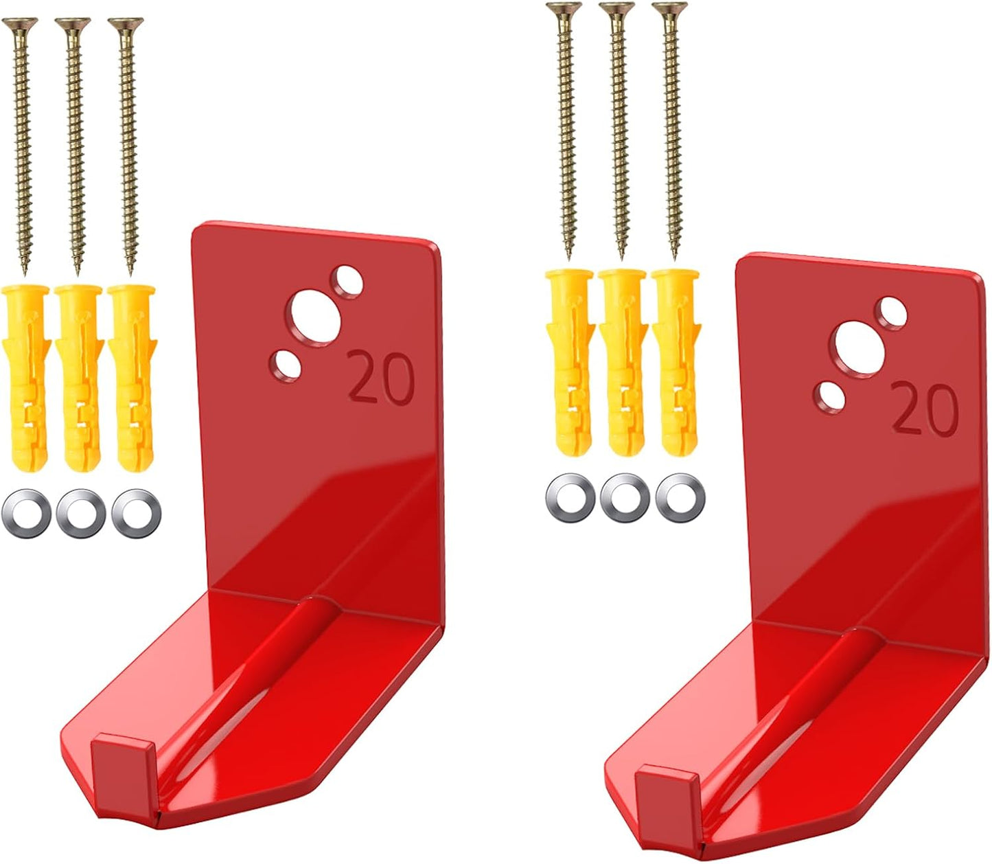 2 Soportes Pared para Extintor 20lb