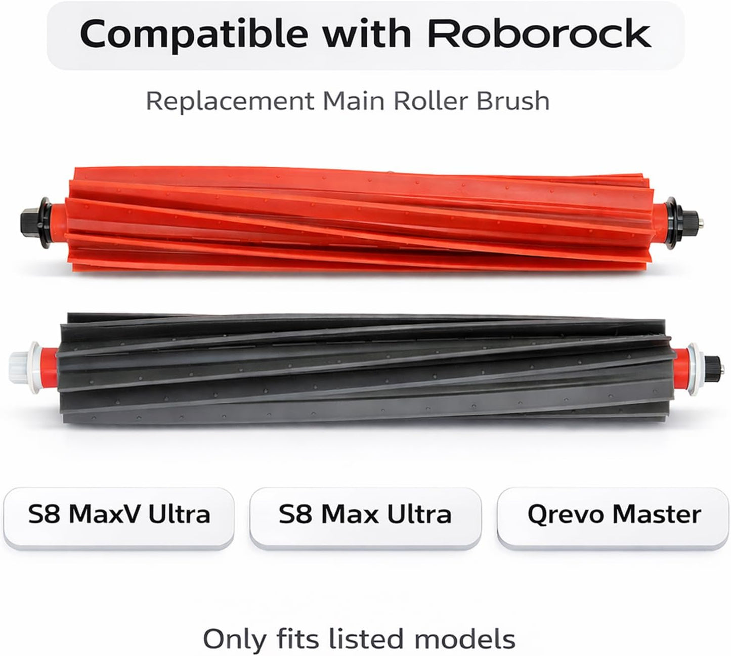 Kit 4 Cepillos Roborock S8 MaxV Ultra Qrevo