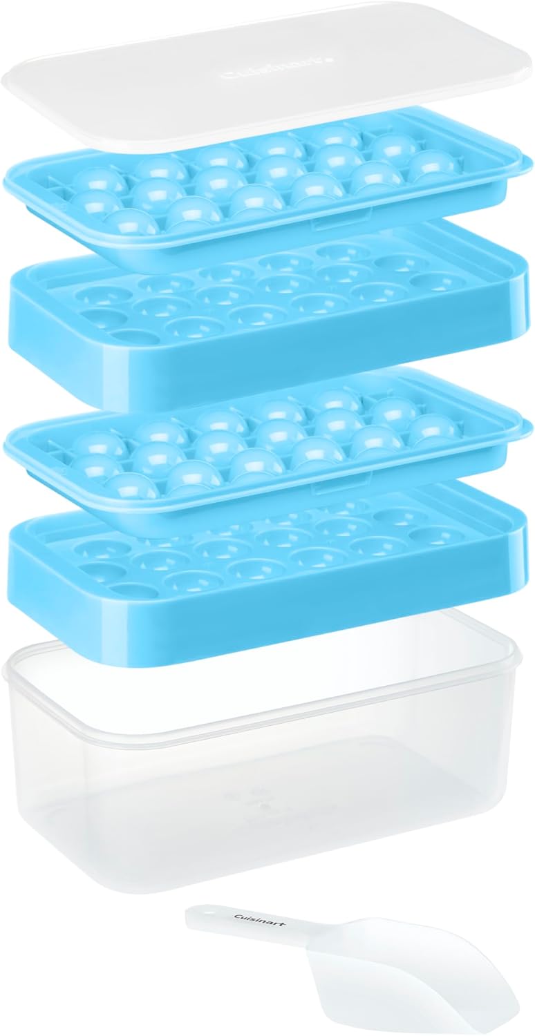 Bandeja cubos hielo redonda 5 pzas