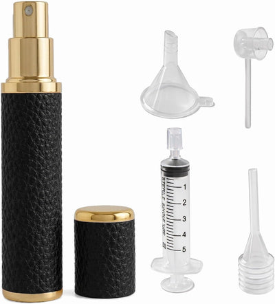Botella recargable viaje 0.3oz atomizador a prueba de fugas