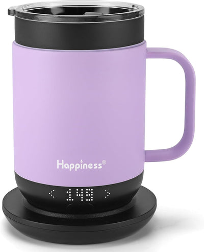 Taza café inteligente con calentamiento controlado regalo mamá papá