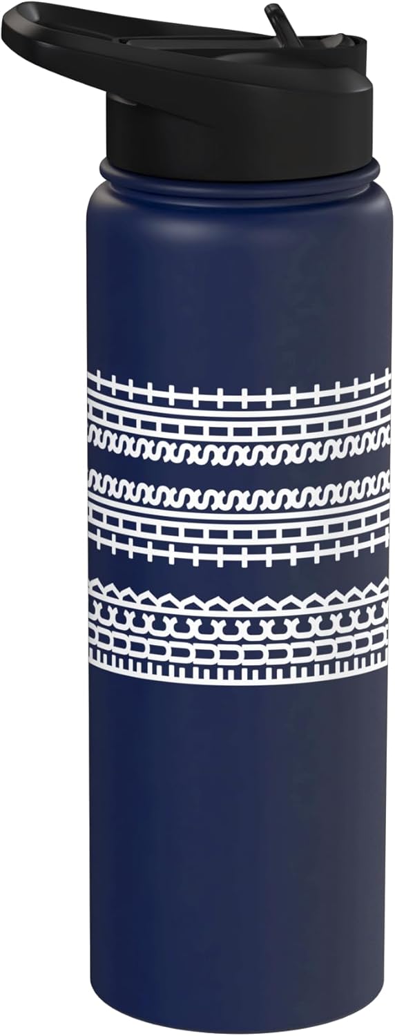 Botella de agua acero inoxidable con mensaje oculto sarcástico para oficina