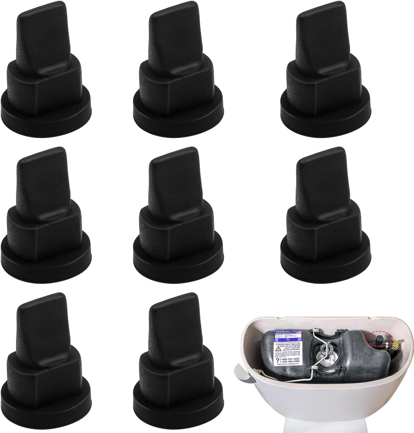 Kit 8 Válvulas Pico Pato Silicona Antigoteo para Bombas