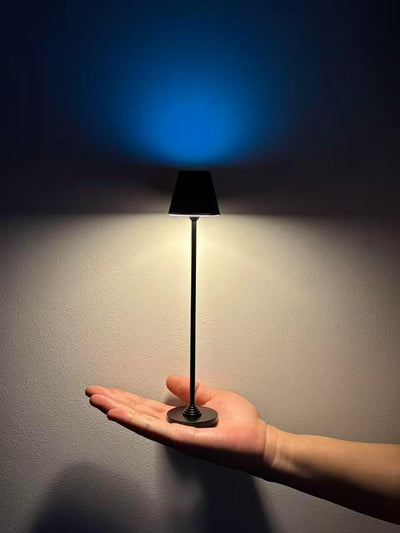 Lámpara mesa inalámbrica RGB tacto luz cálida 3000K negro