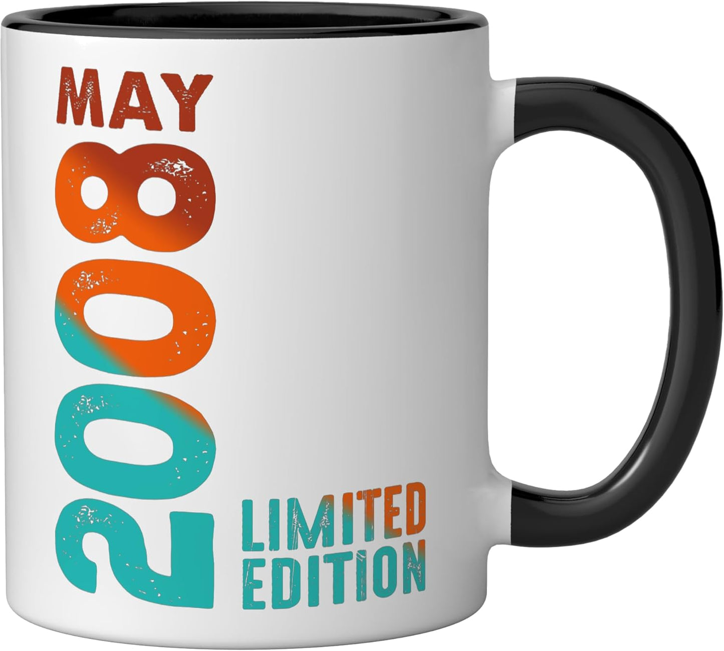 Taza Cerámica Edición Limitada Negro/Blanco 2008