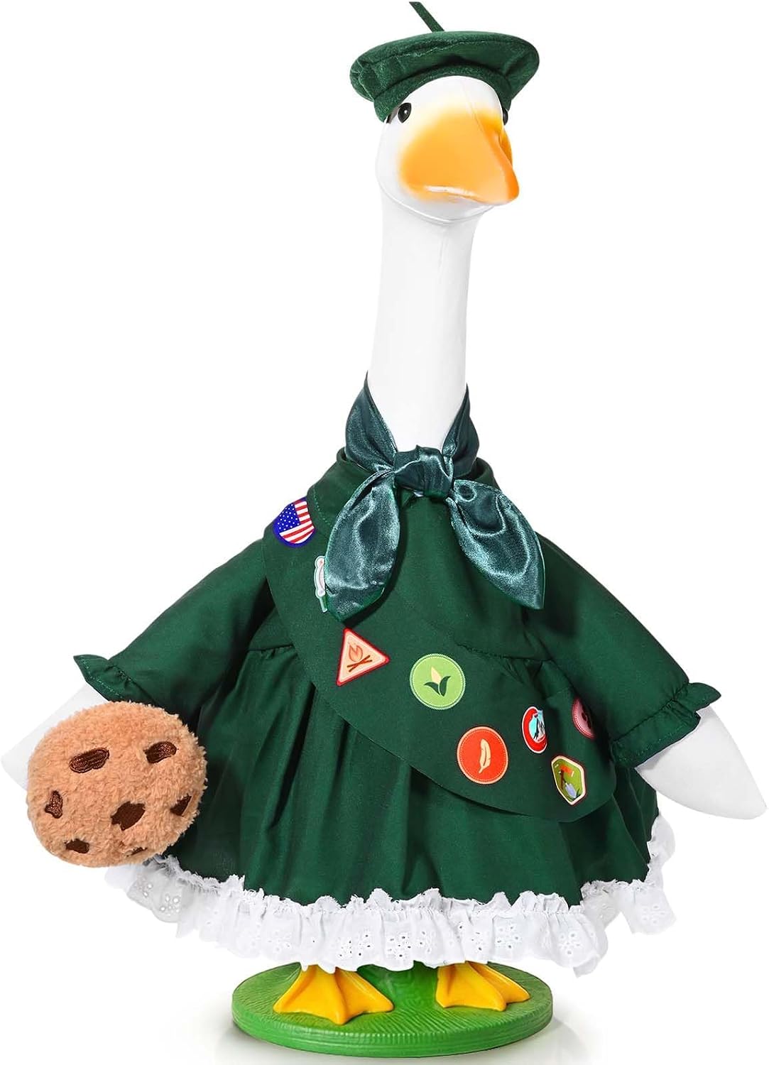 Traje ganso explorador 23pulg verde para jardín