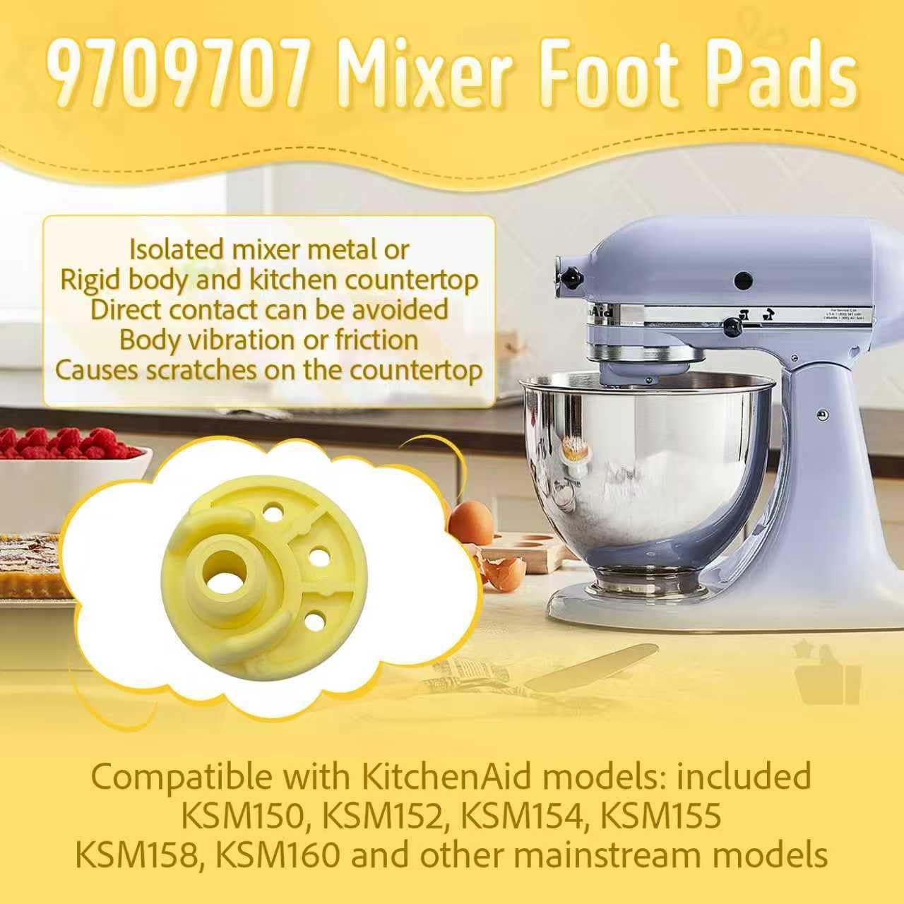 Mezclador goma reemplazo Kitchen Aid