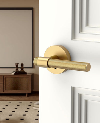 4 Manijas Puerta Bronce Champán Resistentes Interiores