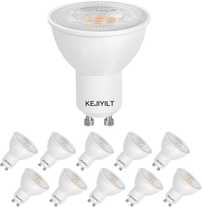 Pack 10 Bombillas LED Regulables GU10 7W 4000K