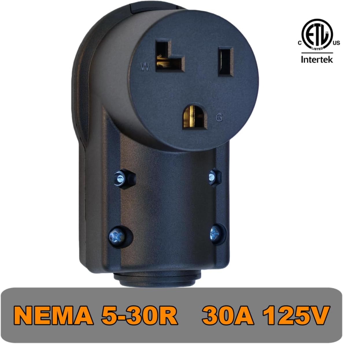 Receptáculo NEMA 5-30R 30A 125V enchufe hembra industrial