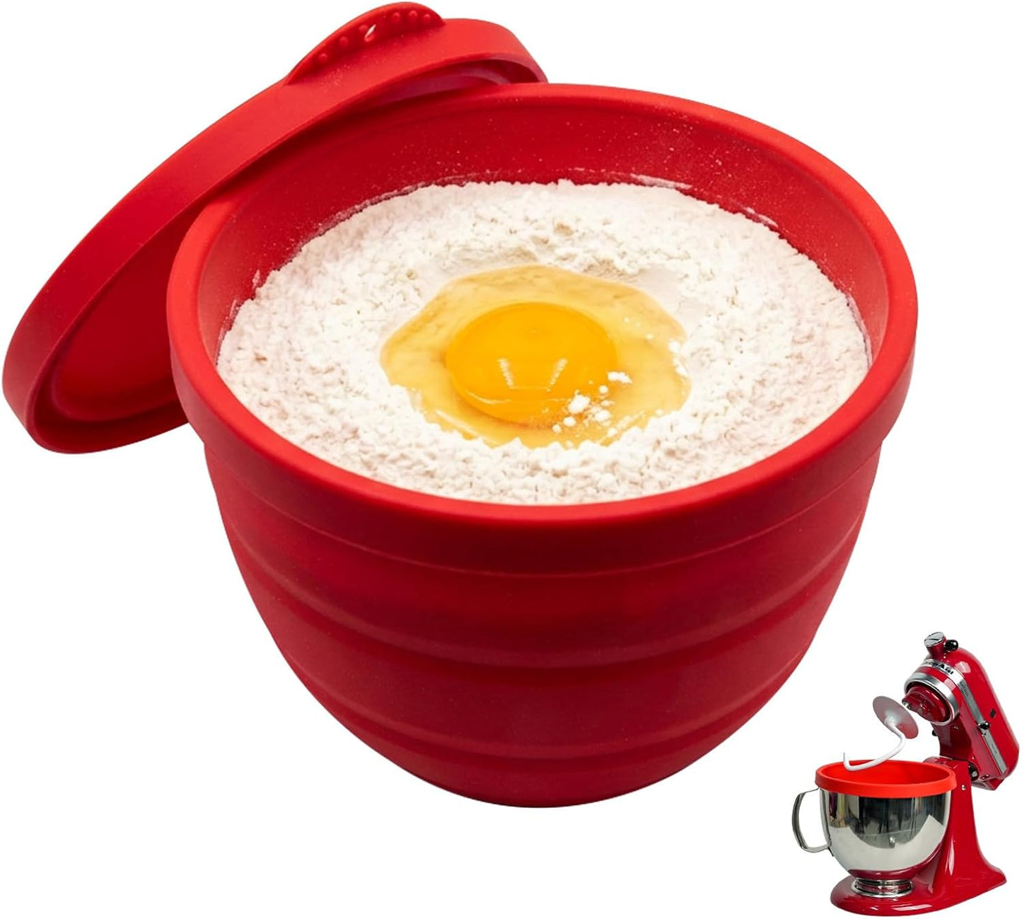 Revestimientos silicona KitchenAid 5qt con tapas