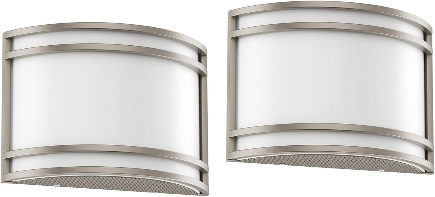 Aplique LED pared 15W 3000-5000K níquel moderno pasillo dormitorio