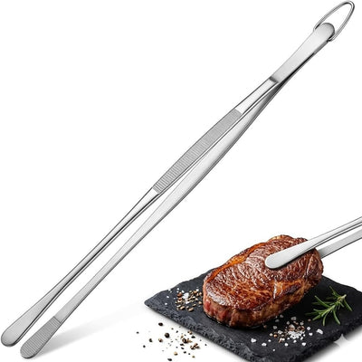 Pinzas cocina acero inox 12pulg extralargas
