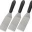 3 Espátulas Acero Inox Mini para Hornear Panqueques