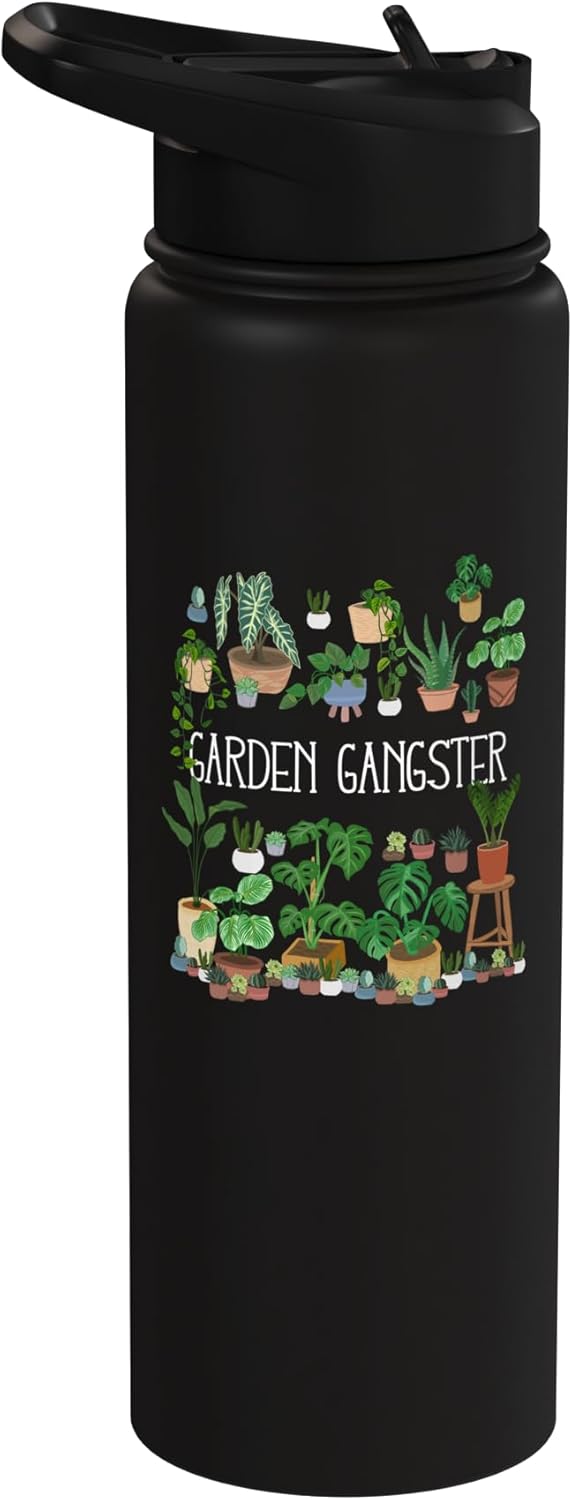 Botella de agua aislada acero inoxidable Garden Gangster