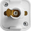 Adaptador luz pista tipo H 3 cables 120V con conectores blancos