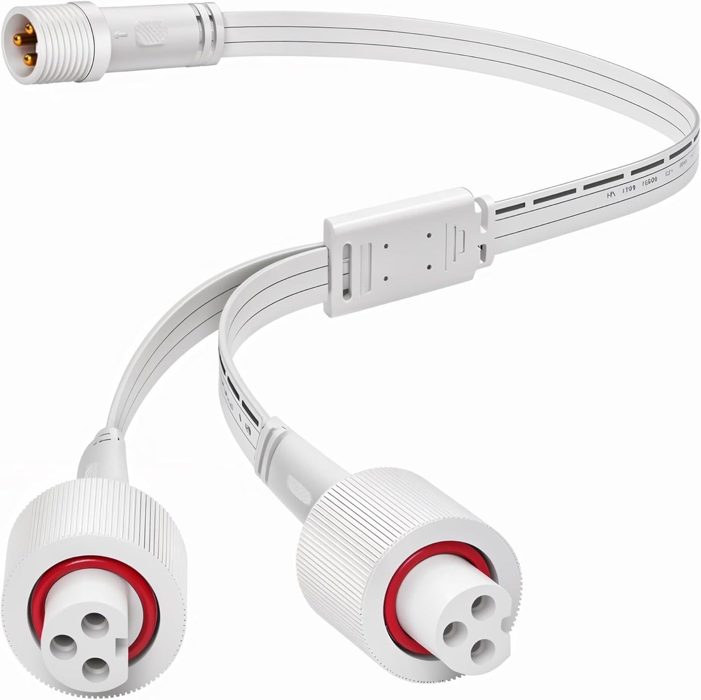 Y-Splitter extensión luces exteriores 1 macho a 2 hembras