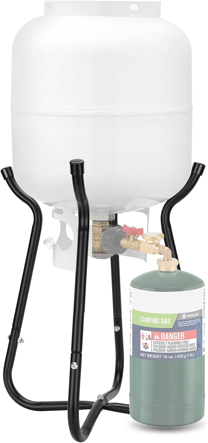 Soporte recarga cilindro propano 1-20 lb removible
