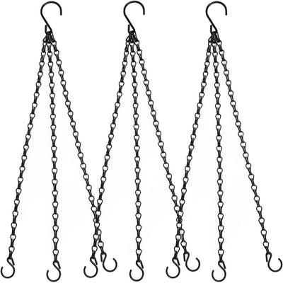 Cadena colgante 16pulg con ganchos para macetas y linternas