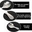 4 cucharas de mango corto de acero inoxidable plateadas para sal, condimentos, postres, té, café, azúcar y helado