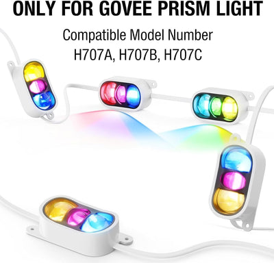 Y-Splitter para luces Govee H707A B C exterior blanco