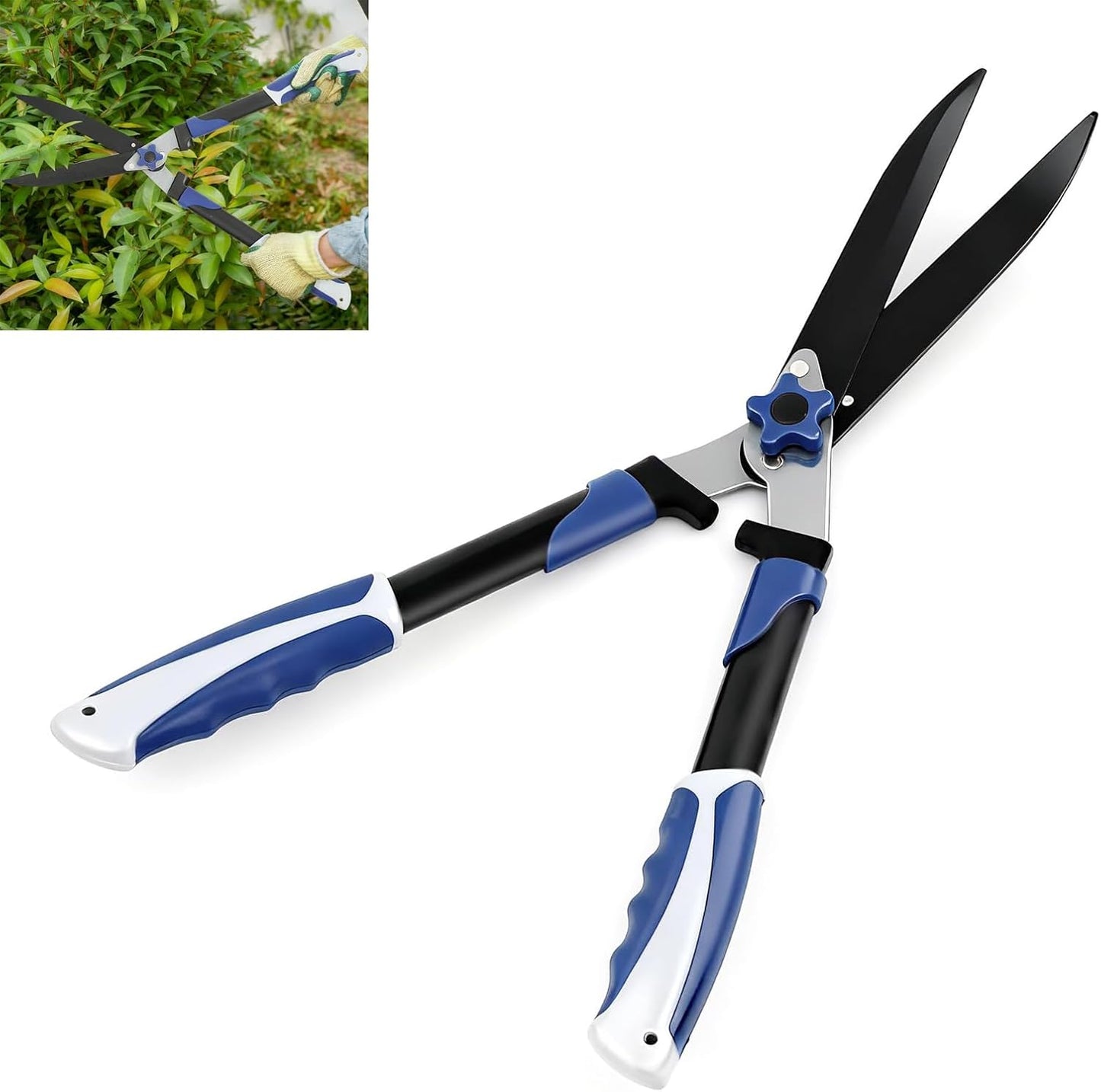 Tijeras jardín 24pulg hoja ondulada podar setos
