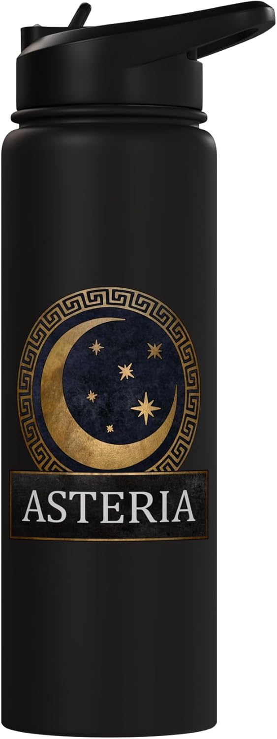 Botella de agua acero inoxidable diosa griega de las estrellas