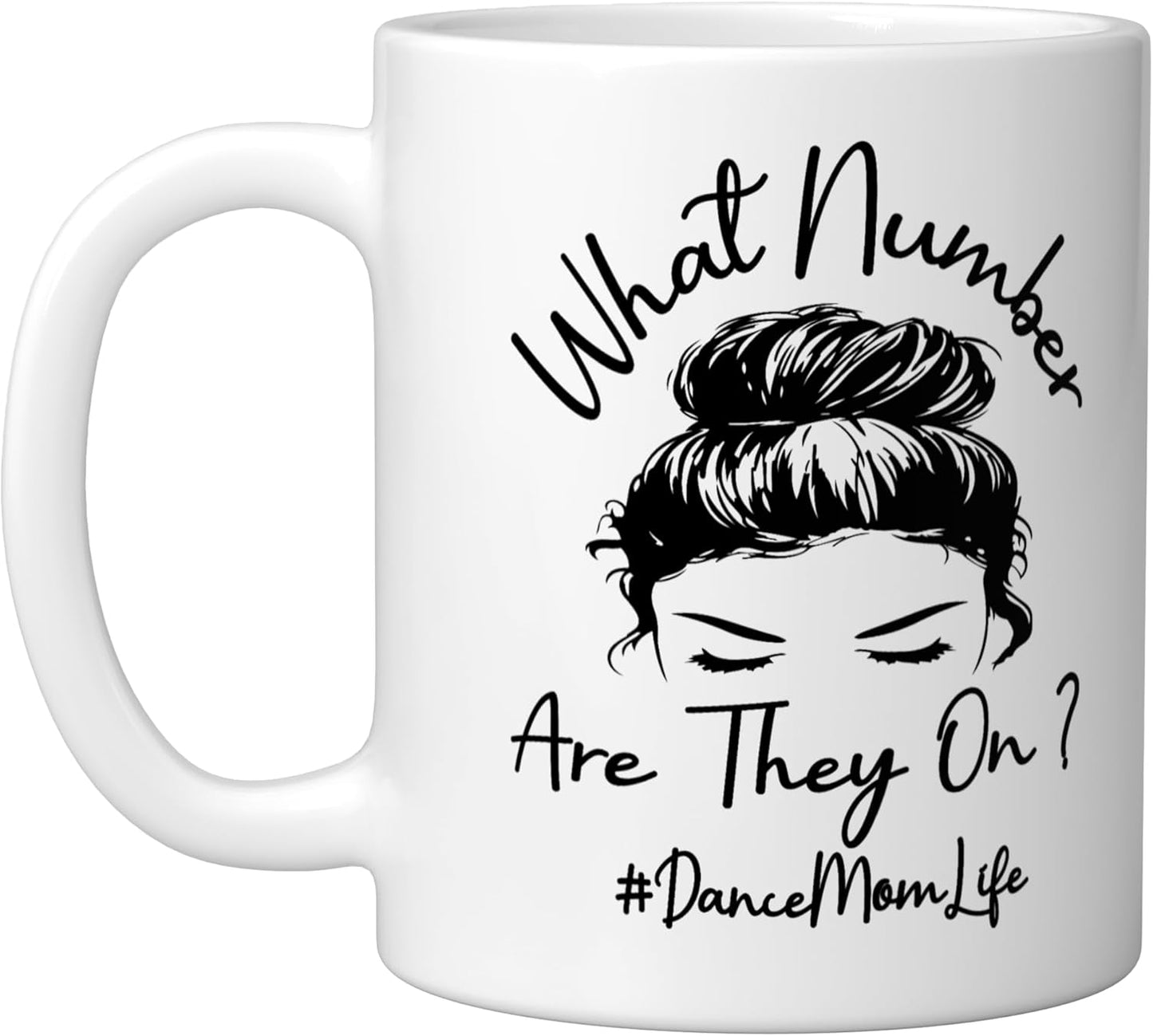 Taza cerámica para Madre's Day con dibujo divertido de baile