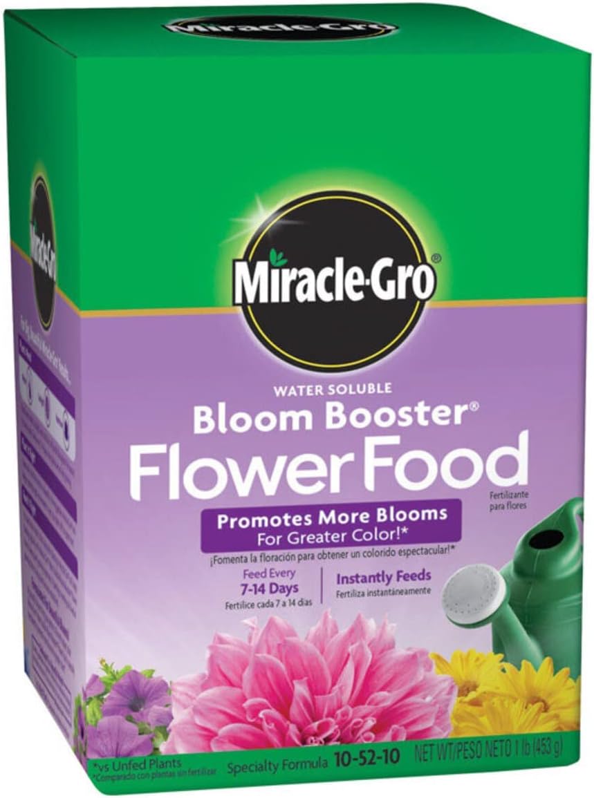 Alimento para flores 10-52-10 soluble en agua 1lb