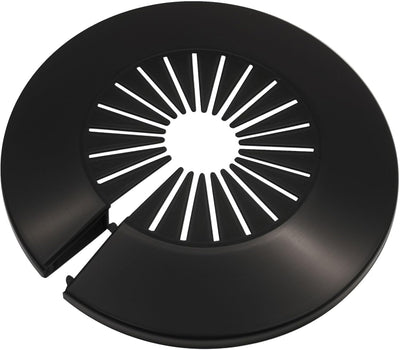 4 Pzas Cubiertas Plástico PP Negro Tubo Agua Drenaje 1.2-2pulg