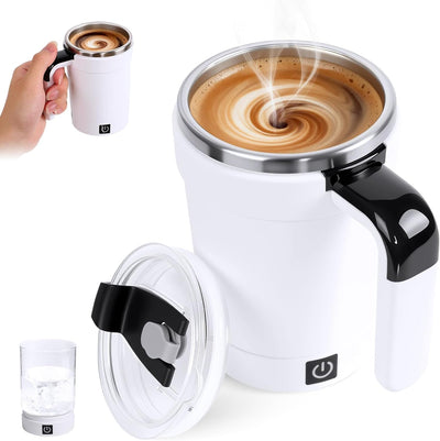 Taza magnética automática con pantalla de temperatura y tapa, regalo para amantes del café