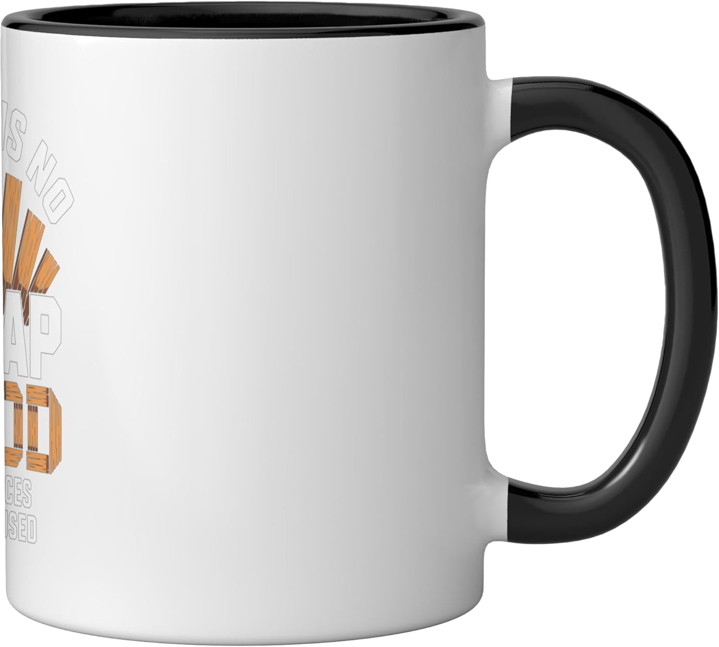 Taza Cerámica Sin Usar Negro/Blanco