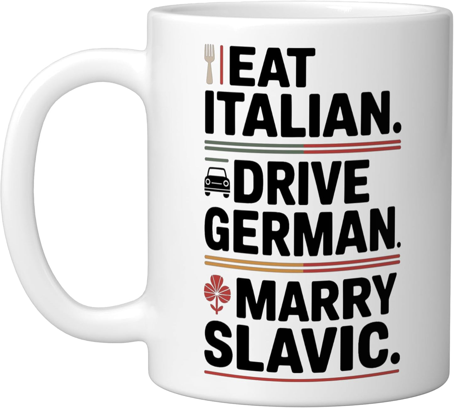 Taza Cerámica Europea para Coche Blanca