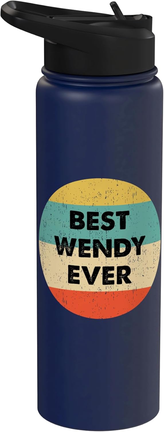 Botella agua acero inox aislada Wendy Name
