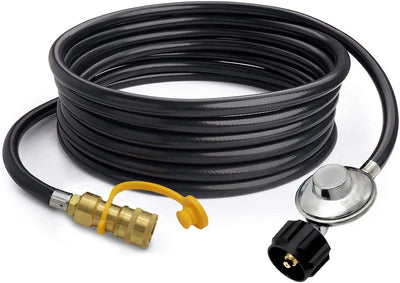 Regulador propano 12pulg manguera adaptador 3/8 pulg comp Mr Heat