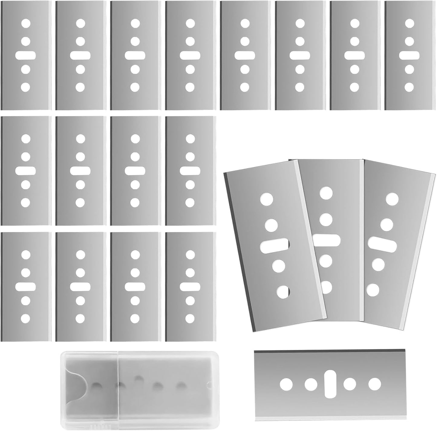 Set 20 Cuchillas Utilitarias con Caja Almacenamiento