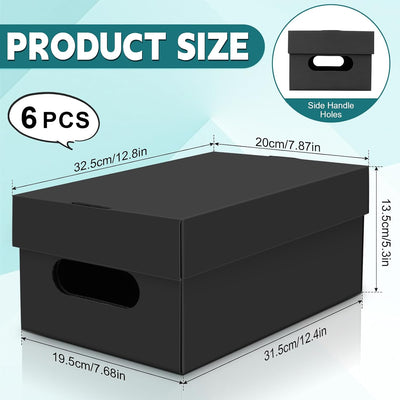 6 Cajas Almacenamiento Fotos 5x7pulg con Tapa