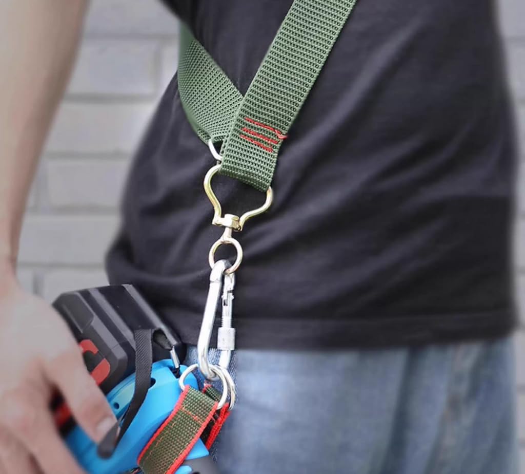 Llave impacto inalámbrica ajustable soporte correa verde