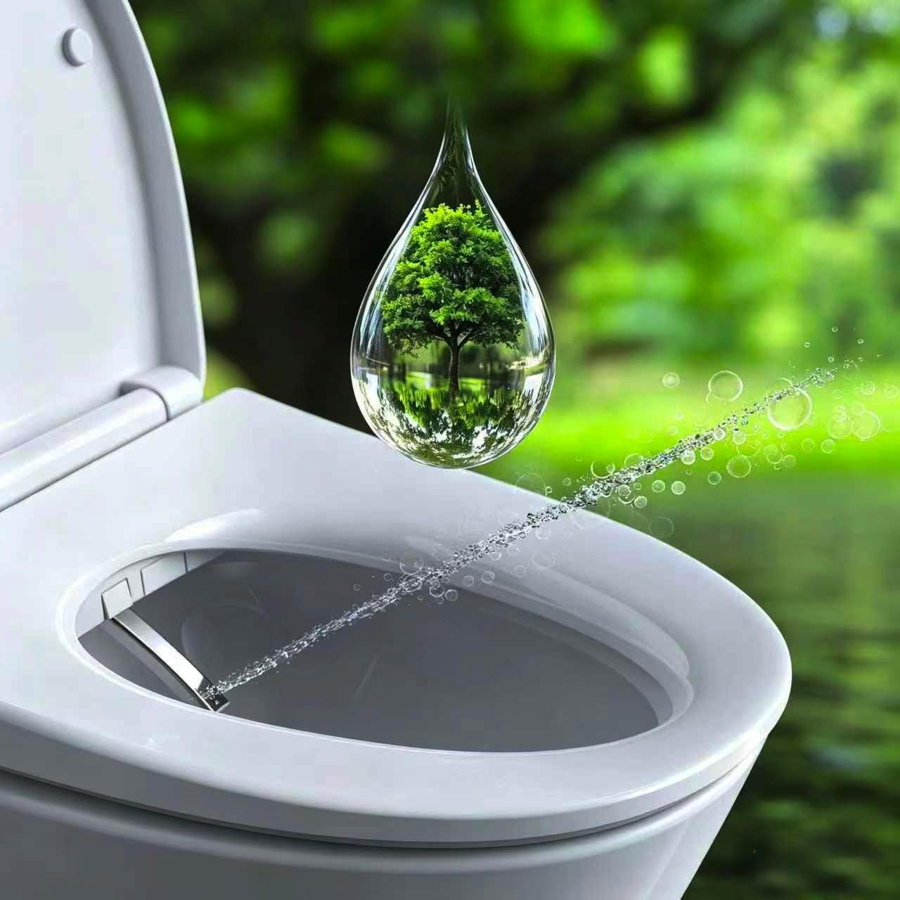 Asiento bidé eléctrico con calentador agua y secador aire