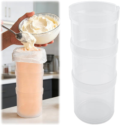 Soporte para bolsas de pastelería y glaseado con altura ajustable
