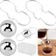 Paquete de 2 bolas de enfriamiento de espresso de acero inoxidable