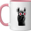 Taza Cerámica Bandera Japón Rosa/Blanco