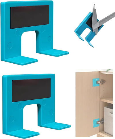 Plantilla bisagras puerta sin taladro ajustable