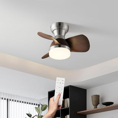 Ventilador techo 20pulg LED 3 aspas ABS 6 velocidades