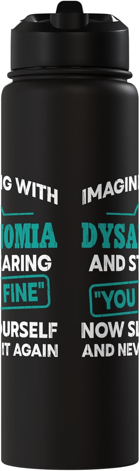 Botella agua térmica acero inox Dysautonomia Warrior