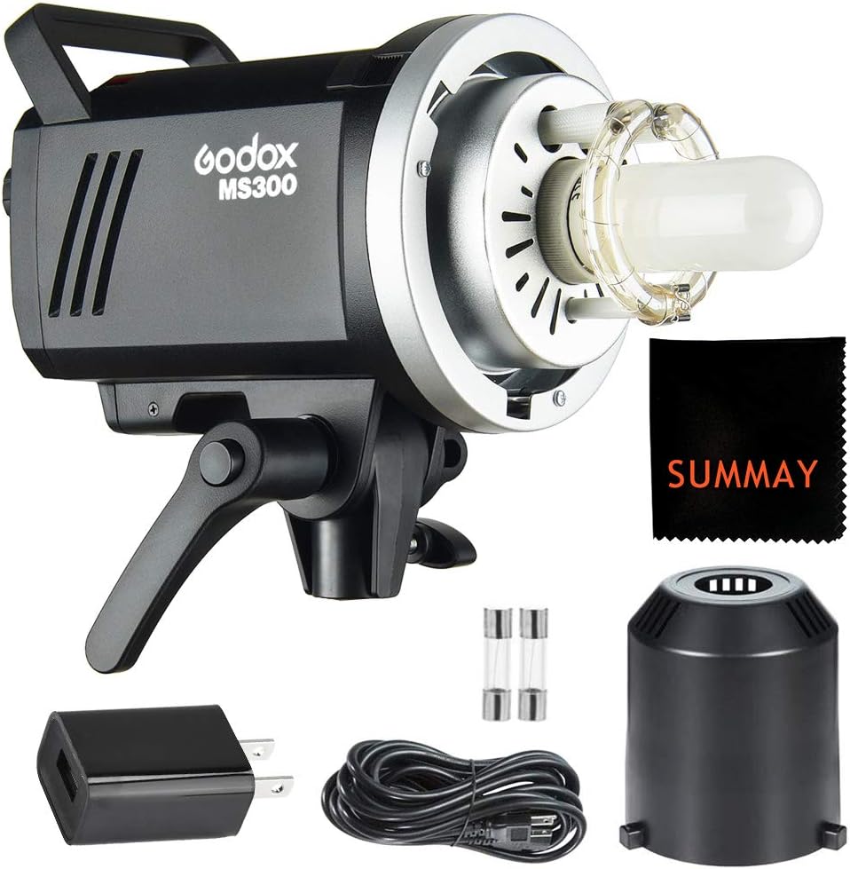 Flash studio monolight 150W 0.1~1.3s reciclaje