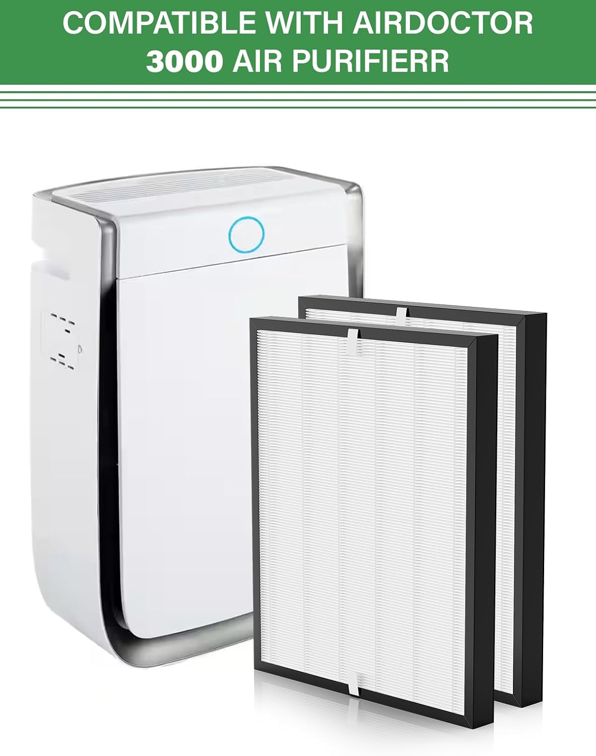 2 Filtros Repuesto para Purificador Air Doctor 3000