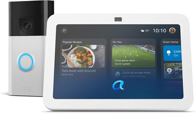 Echo Show 8 con timbre de puerta con batería
