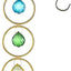 7 Bolas Cristal Chakras Atrapasol Colgante Ventanas